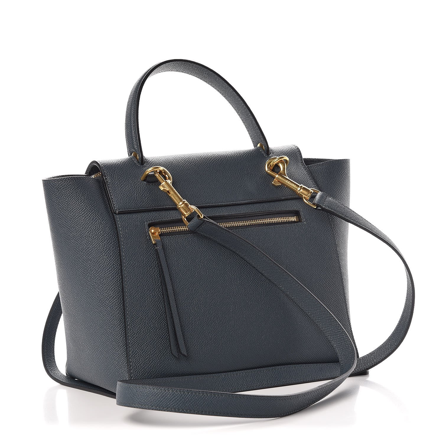 Celine Baby Grained Calfskin Micro Belt Bag Slate 4 of 9