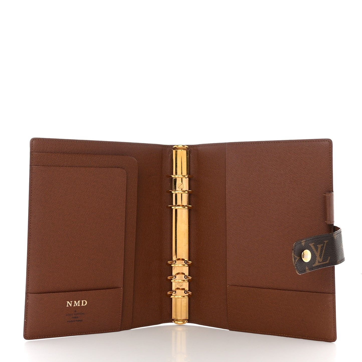 Monogram Large Ring Agenda Cover