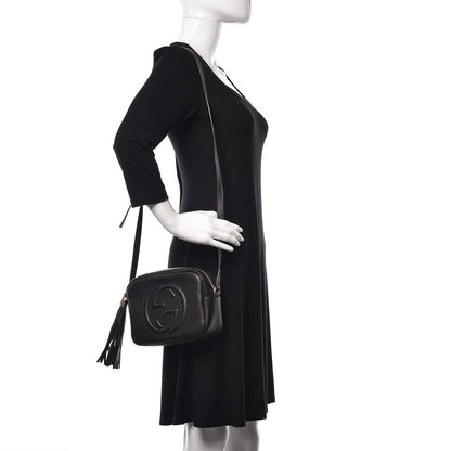 Gucci Pebbled Calfskin Small Soho Disco Bag Black 2 of 10
