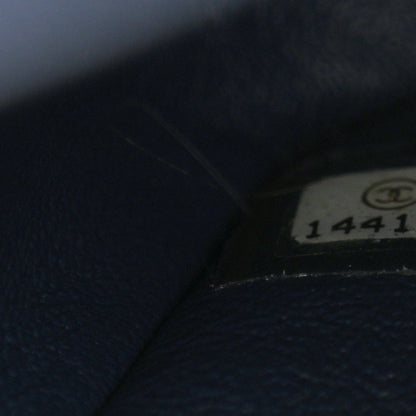 Chanel Patent Quilted Jumbo Double Flap Dark Blue 7 of 10