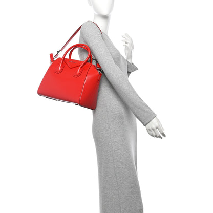 Givenchy Shiny Lord Calfskin Small Antigona Medium Red 2 of 10