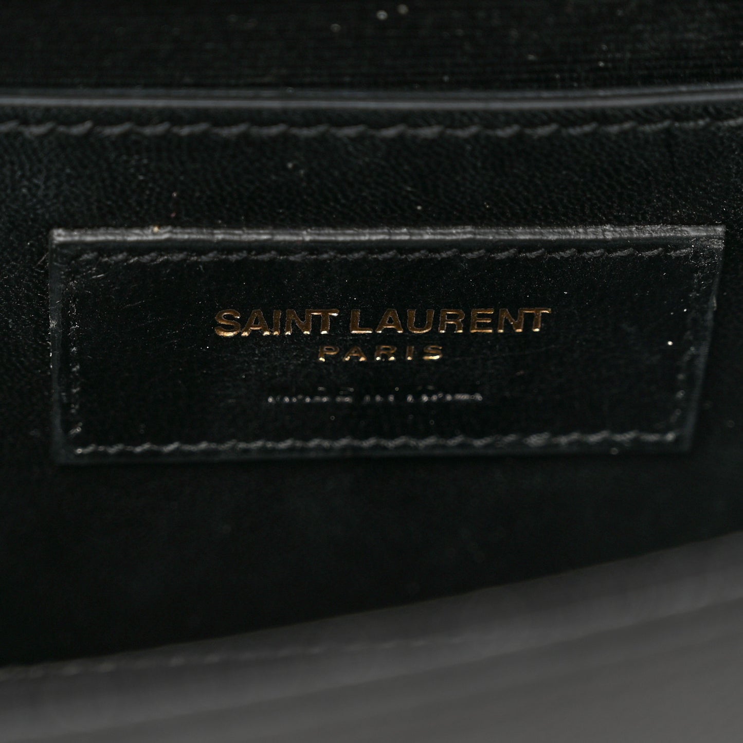 Grain De Poudre Classic Monogram Kate Clutch Black