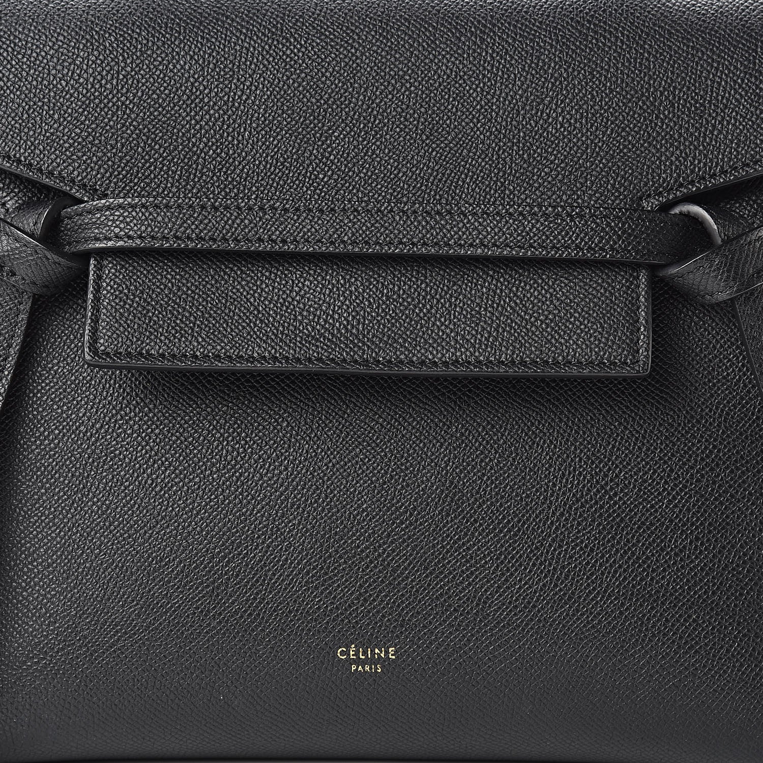 Celine Grained Calfskin Micro Belt Bag Black 9 of 14