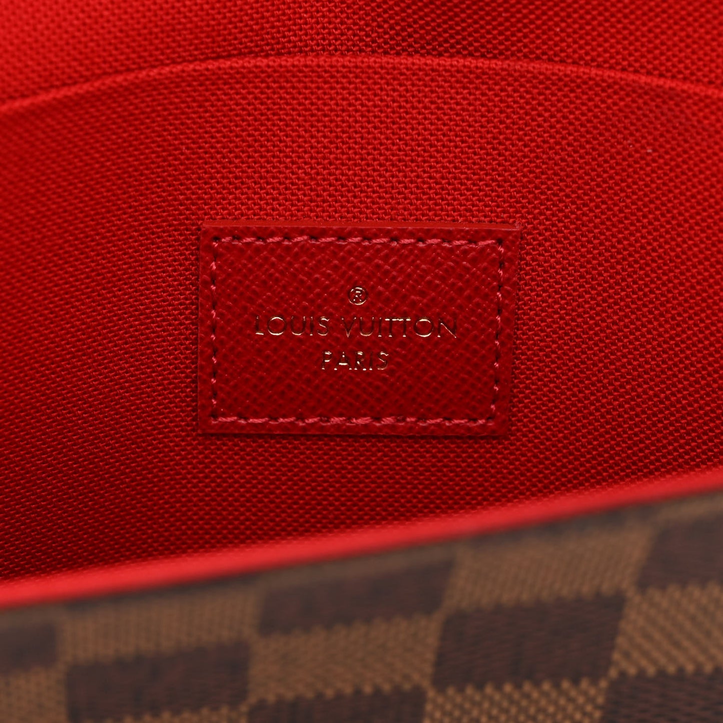 Damier Ebene Pochette Felicie Chain Wallet