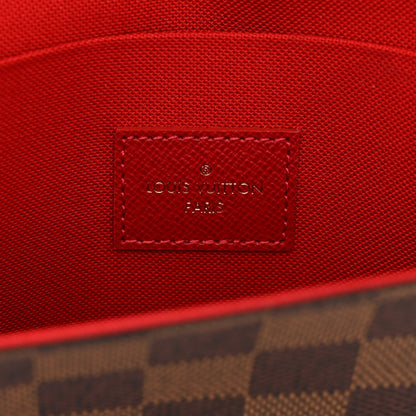 Louis Vuitton Damier Ebene Pochette Felicie Chain Wallet 6 of 10