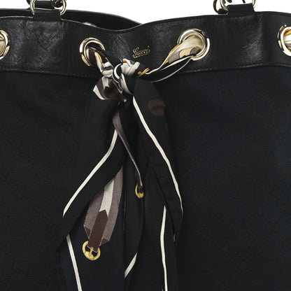 Gucci Monogram Large Positano Tote Black 8 of 10