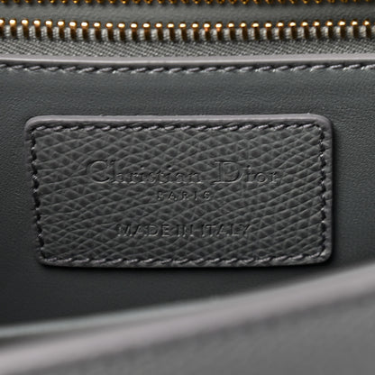 Christian Dior Ultra Matte Grained Calfskin 30 Montaigne Flap Bag Grey 5 of 6