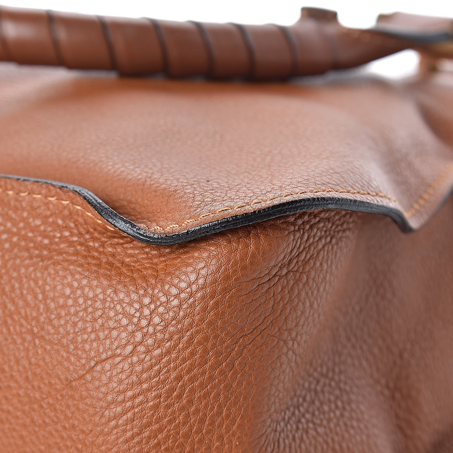 Chloe Calfskin Medium Marcie Satchel Tan 11 of 18