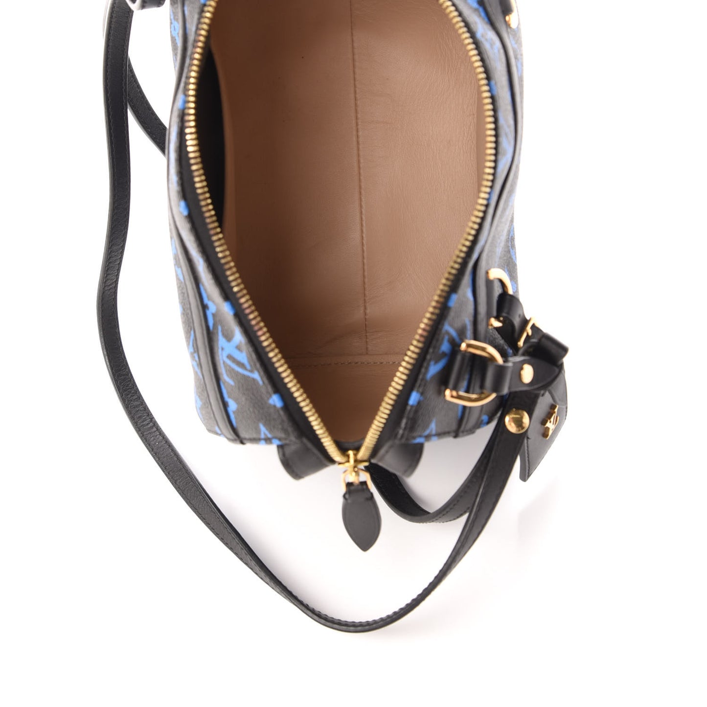 Colored Monogram Speedy Amazon PM Blue Black