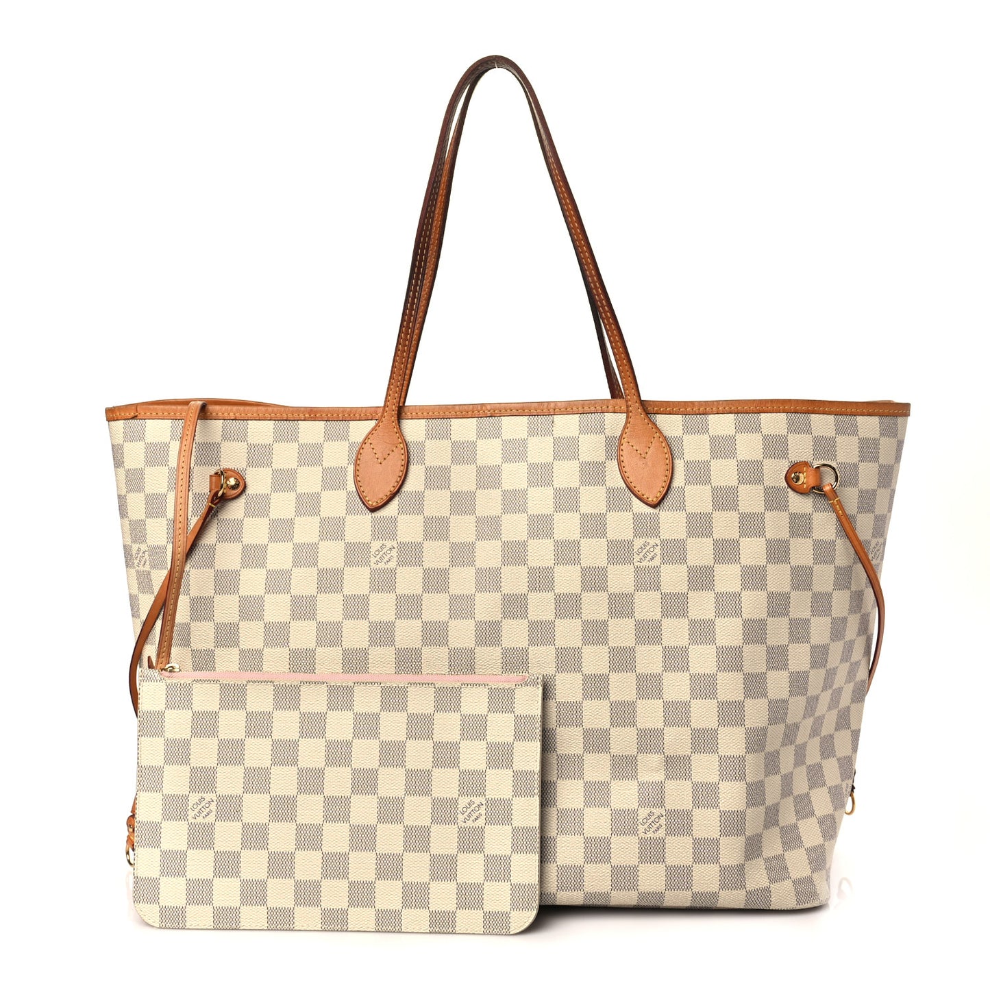 Damier Azur Neo Neverfull GM Rose Ballerine