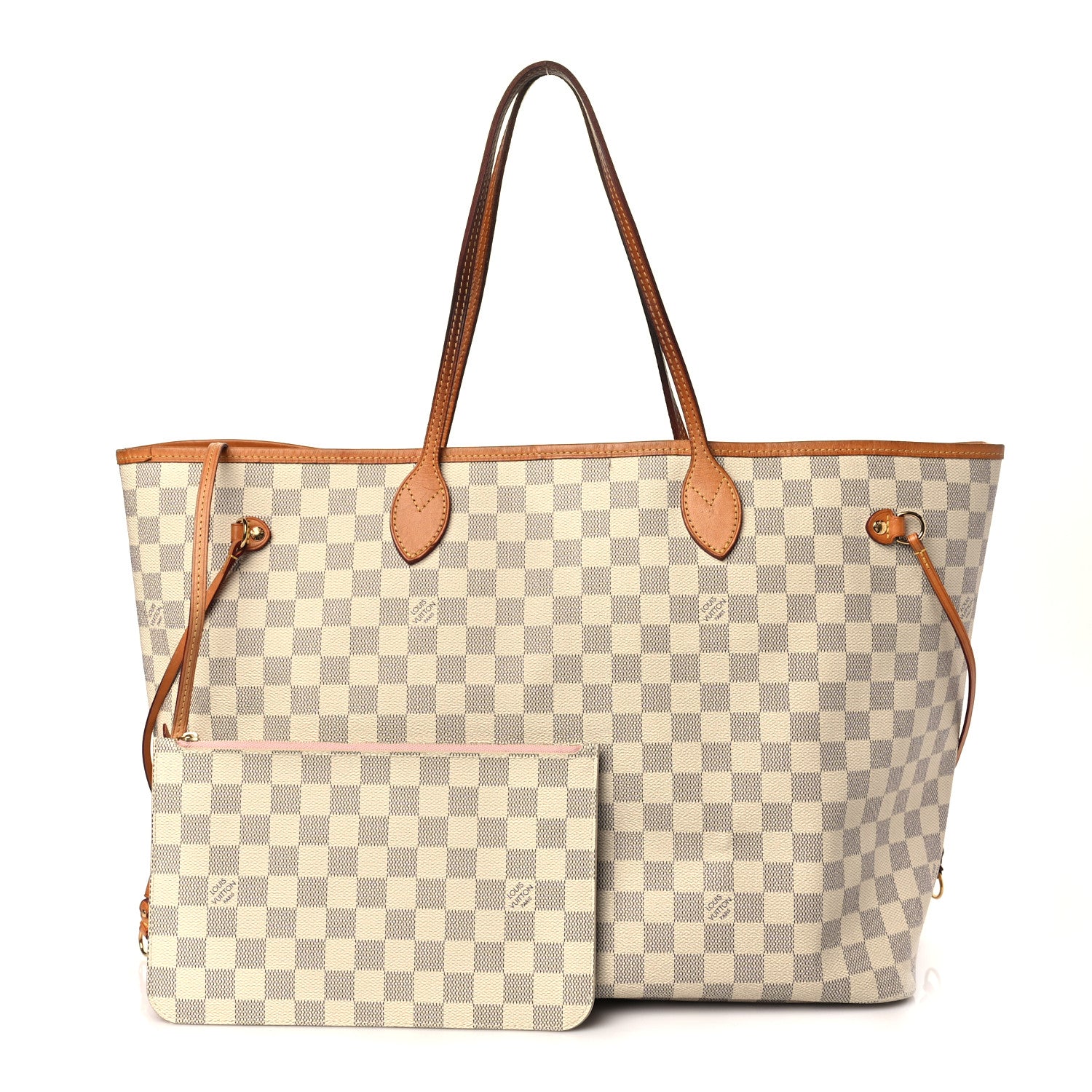 Louis Vuitton Damier Azur Neo Neverfull GM Rose Ballerine 1 of 11