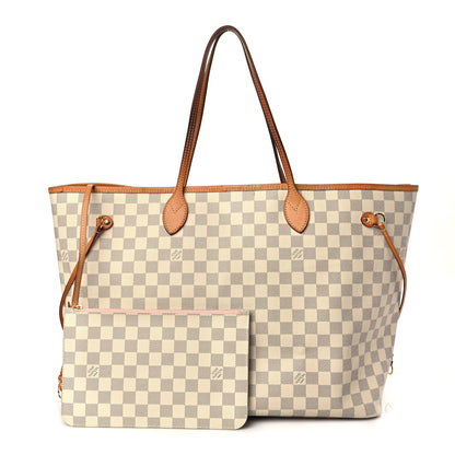 Louis Vuitton Damier Azur Neo Neverfull GM Rose Ballerine 1 of 11