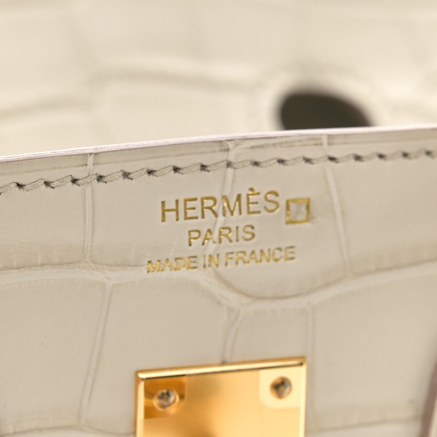 Hermes Matte Alligator Birkin 25 Beton 6 of 12