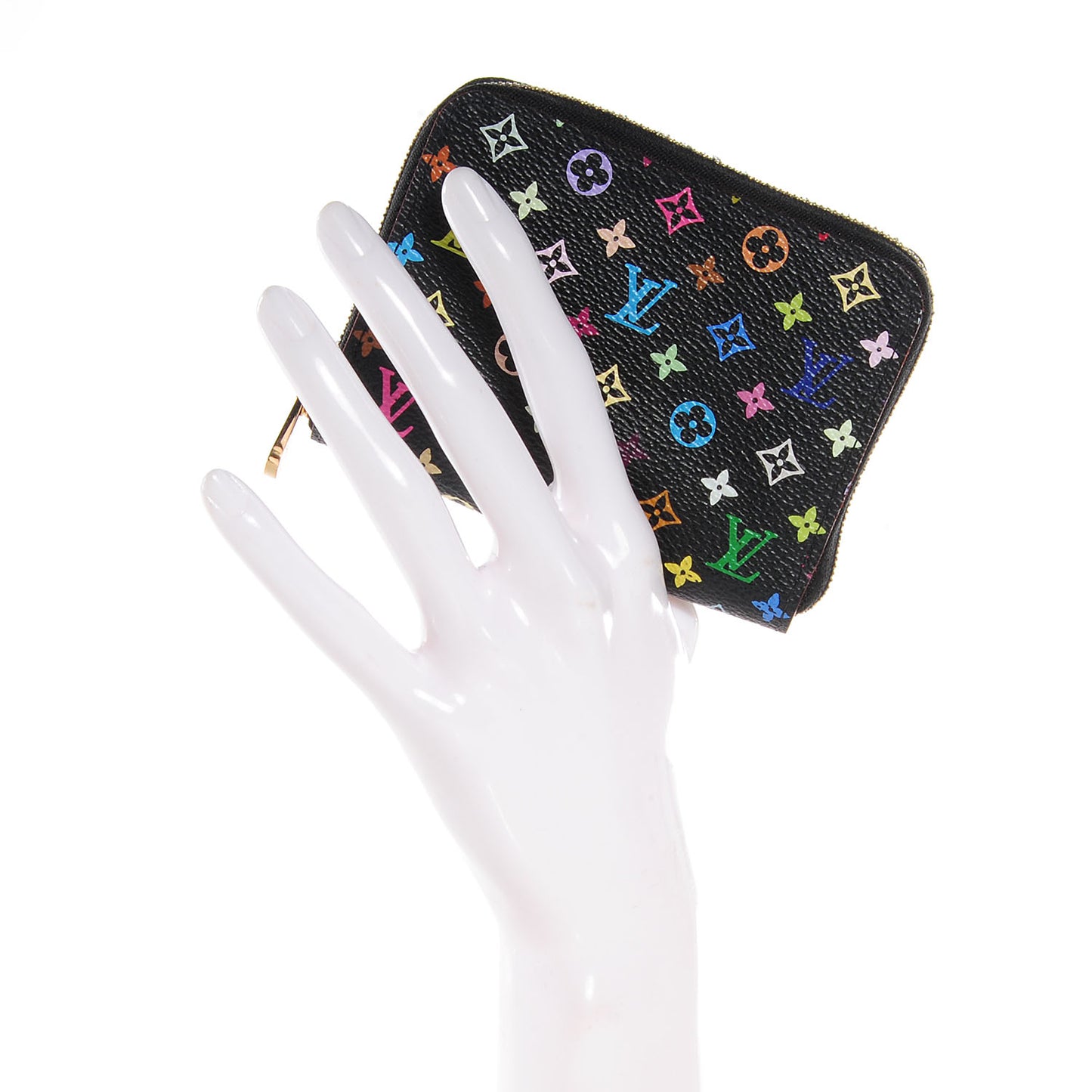 Monogram Multicolor Zippy Coin Purse Black Grenade