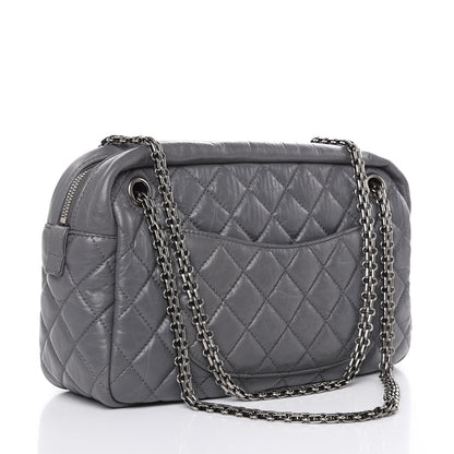 Chanel Aged Calfskin Medium Reissue Camera Case Grey 3 of 13