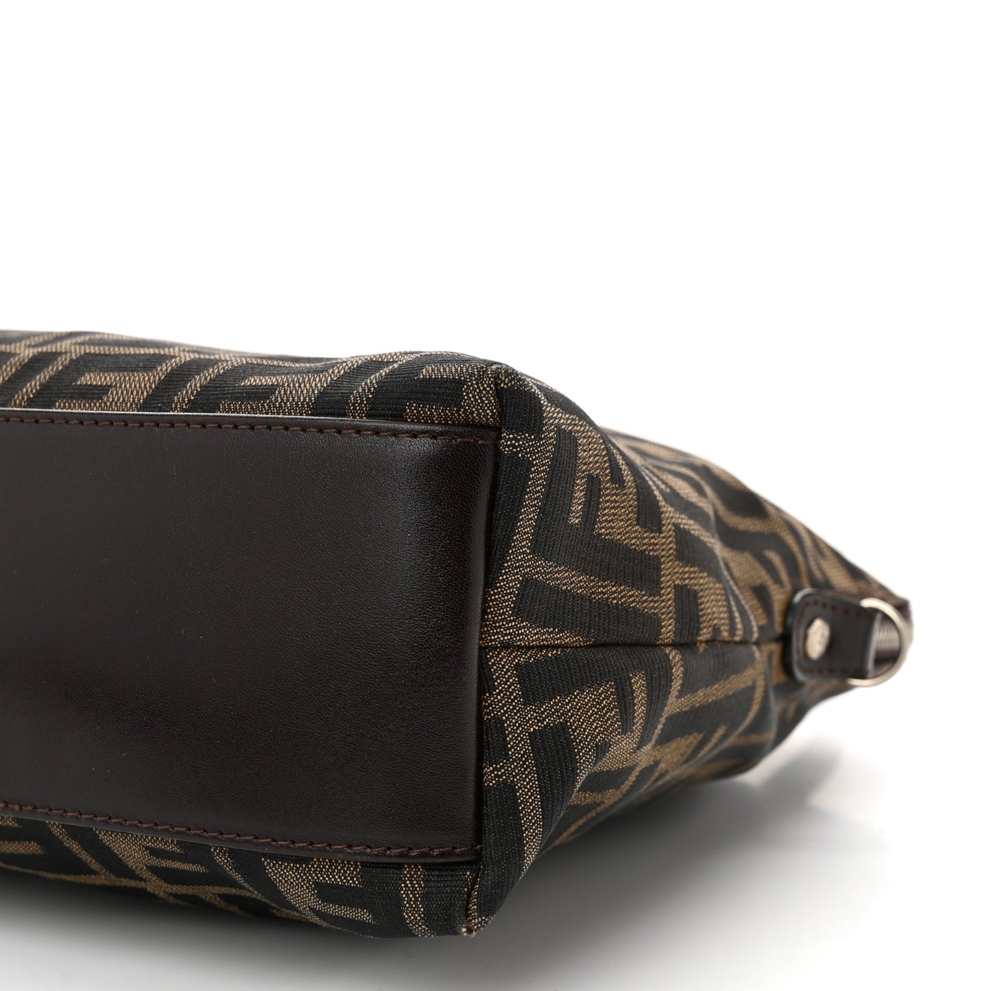Zucca Top Handle Shoulder Bag Tote Tobacco
