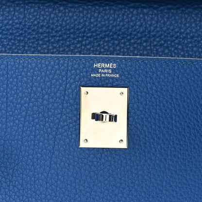 Hermes Togo Kelly Retourne 28 Bleu France 7 of 10
