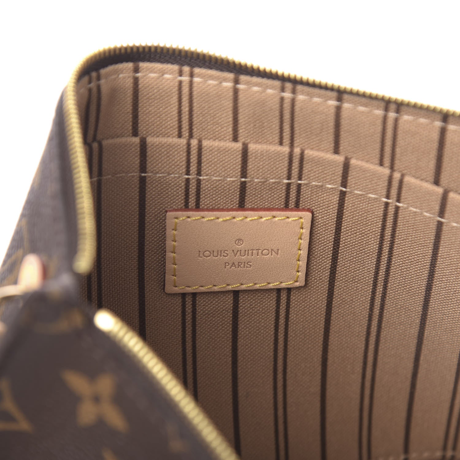 Louis Vuitton Monogram Neverfull MM GM Pochette 6 of 7