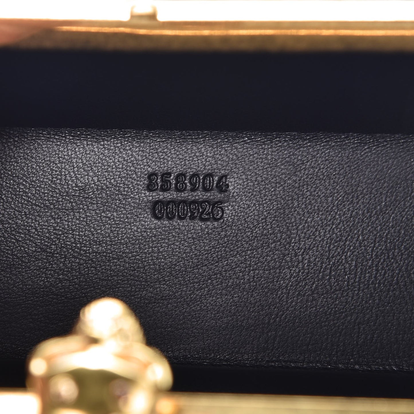 Lambskin Studded Hexagon Skull Chain Clutch Black