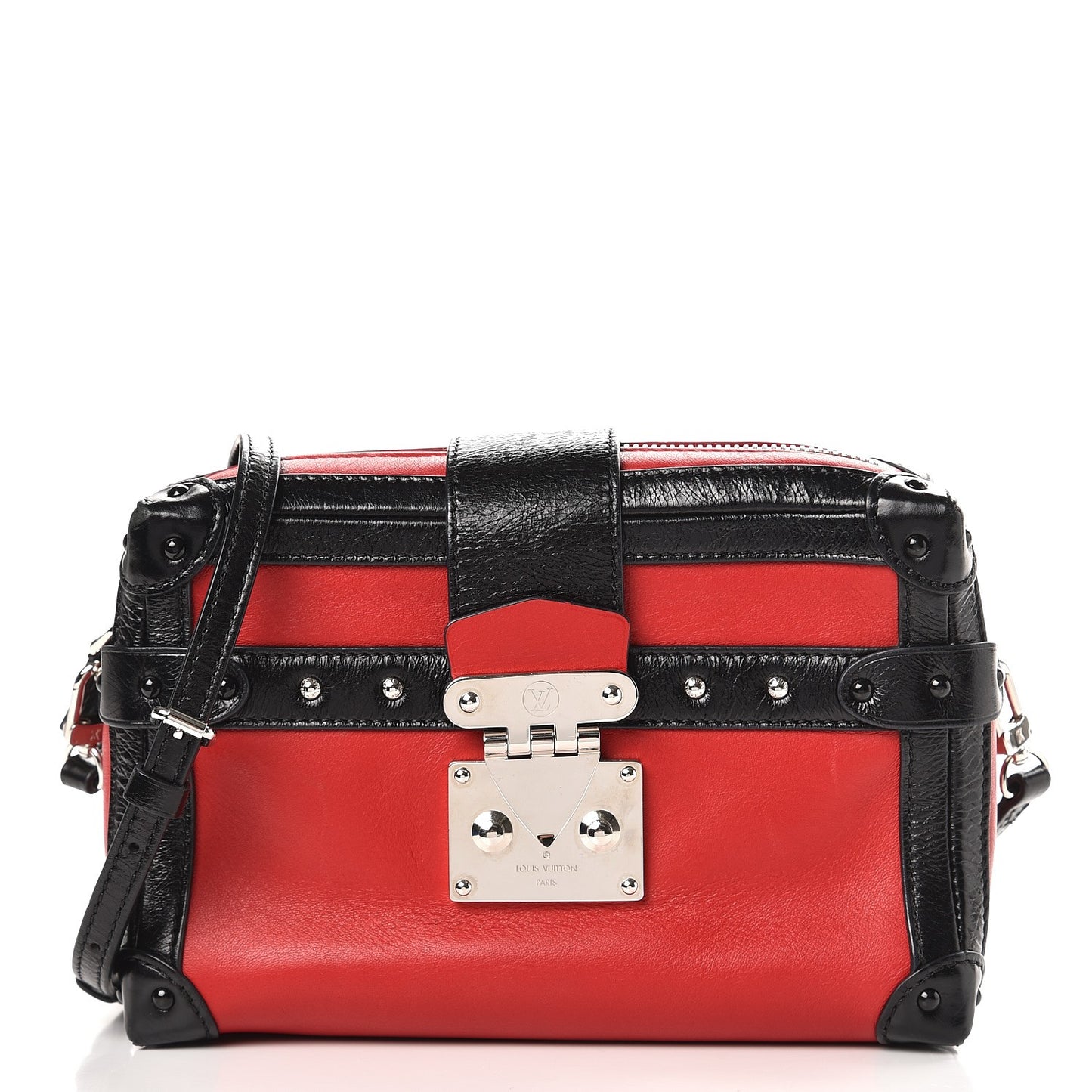 Calfskin Petite Malle Soft MM Rouge