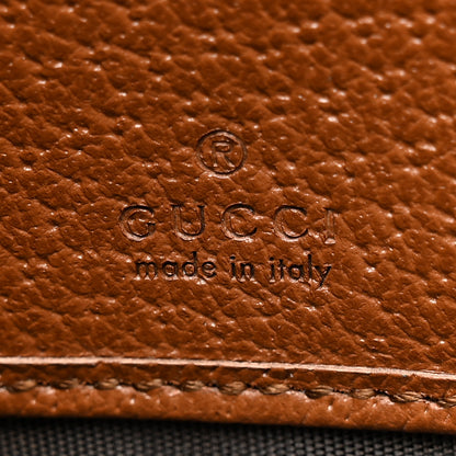 Gucci Wonka Grain Calfskin Diana Zip Around Continental Wallet Cuir 6 of 13