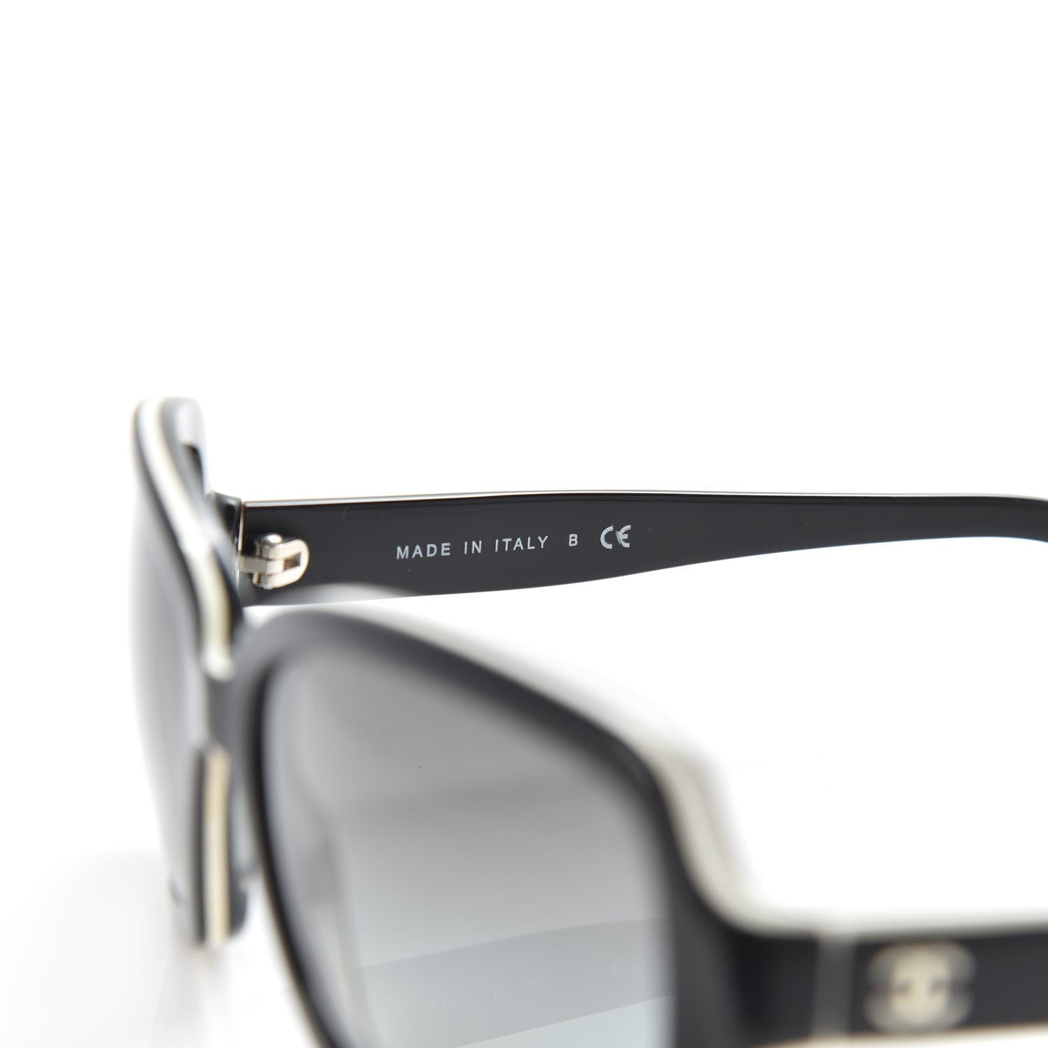 Chanel CC Logo Sunglasses 5143 Black White 6 of 8