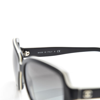 Chanel CC Logo Sunglasses 5143 Black White 6 of 8