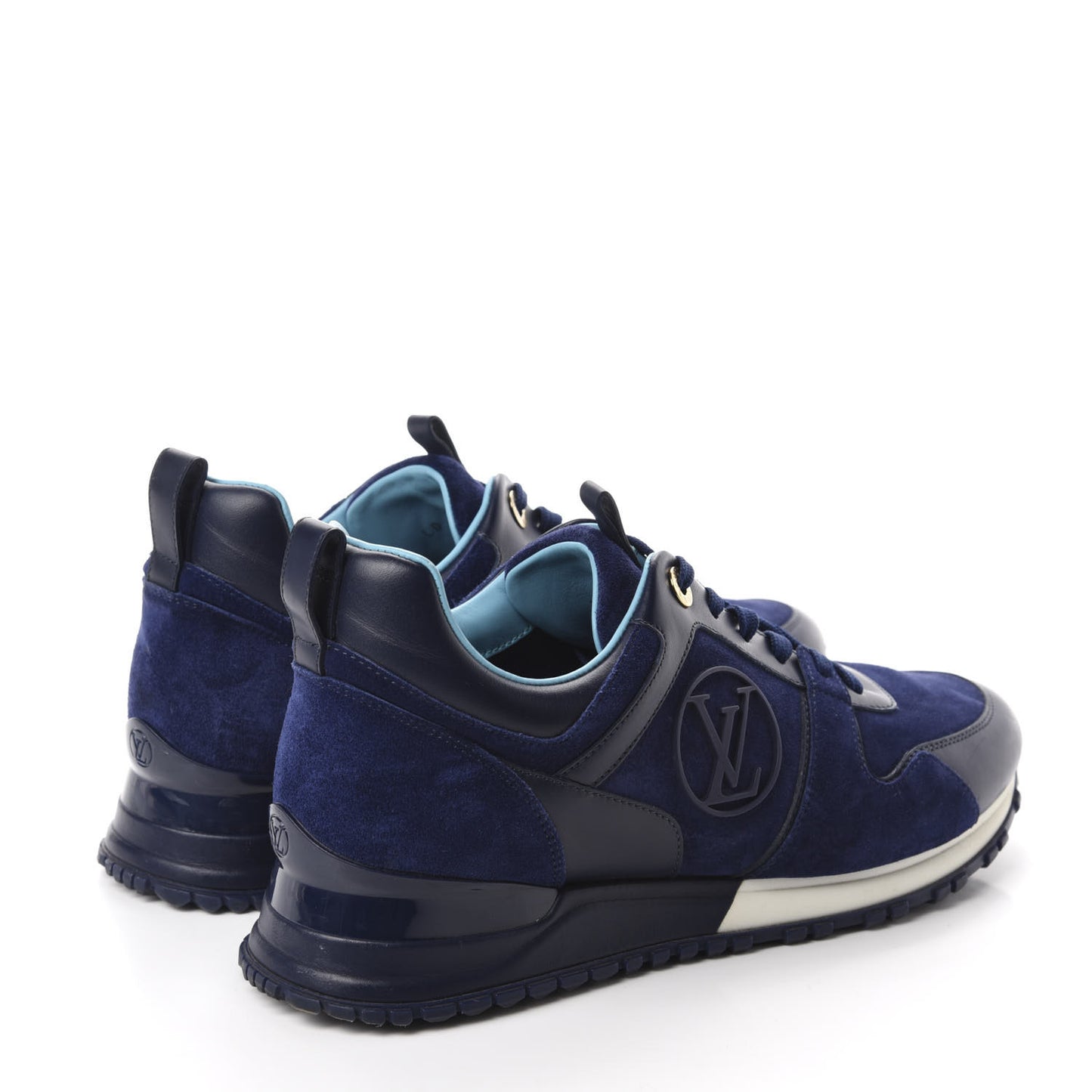 Suede Run Away Sneakers 38.5 Blue
