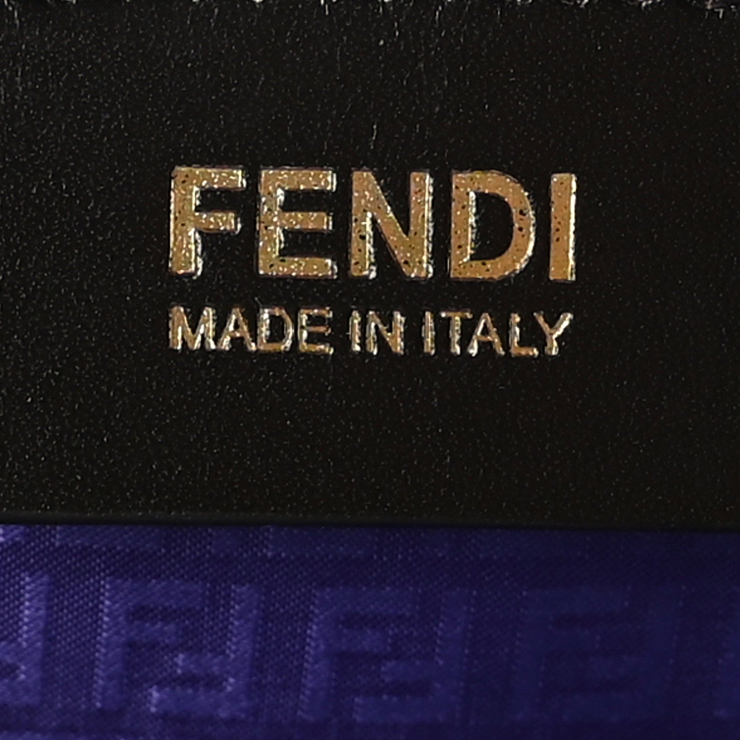 Fendi Zucca Spalmati Pochette Tobacco Viola 8 of 9