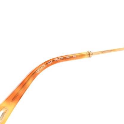 Chloe Rosie Bevelled Round Sunglasses Gold Gradient Blue 6 of 7