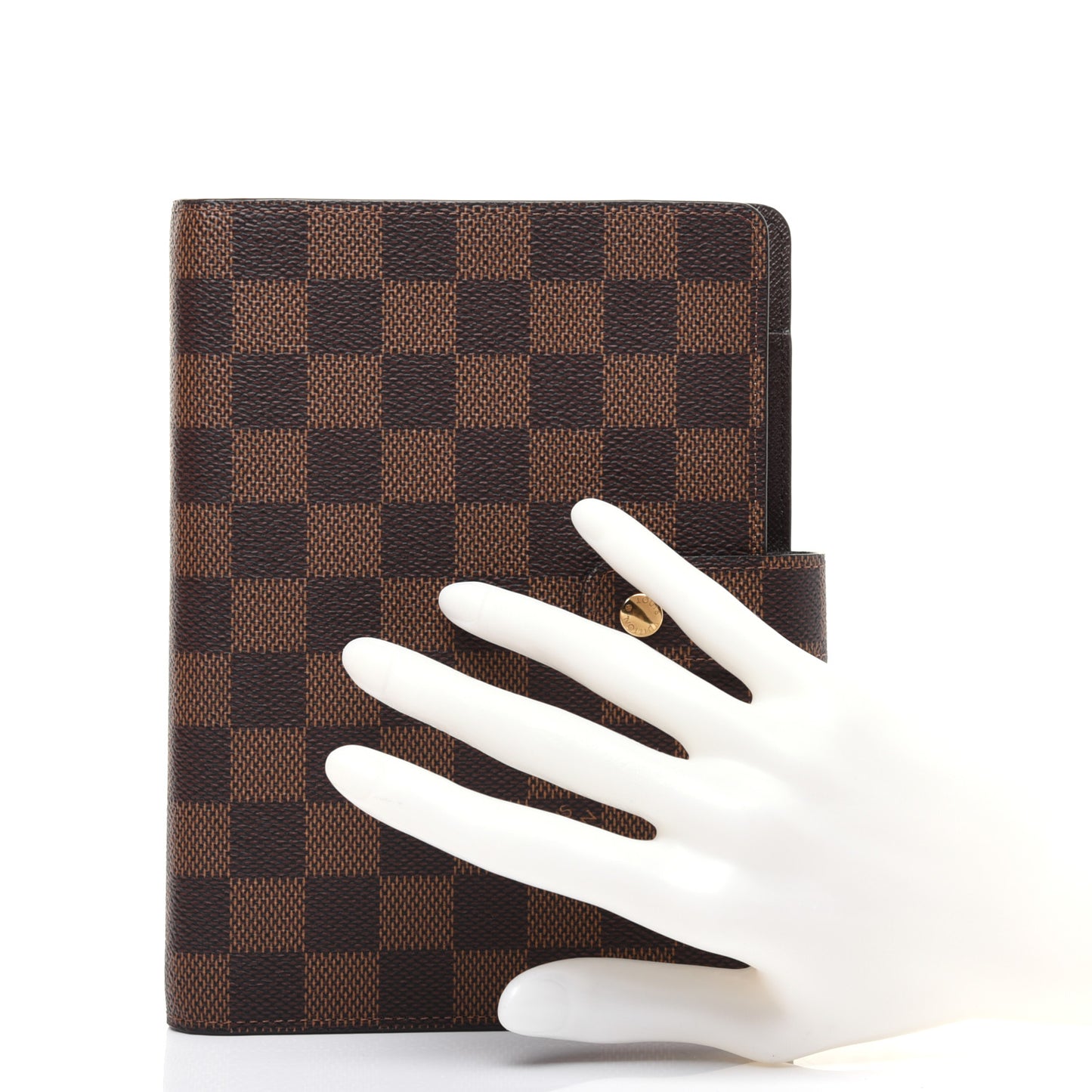 Damier Ebene Medium Ring Agenda Cover