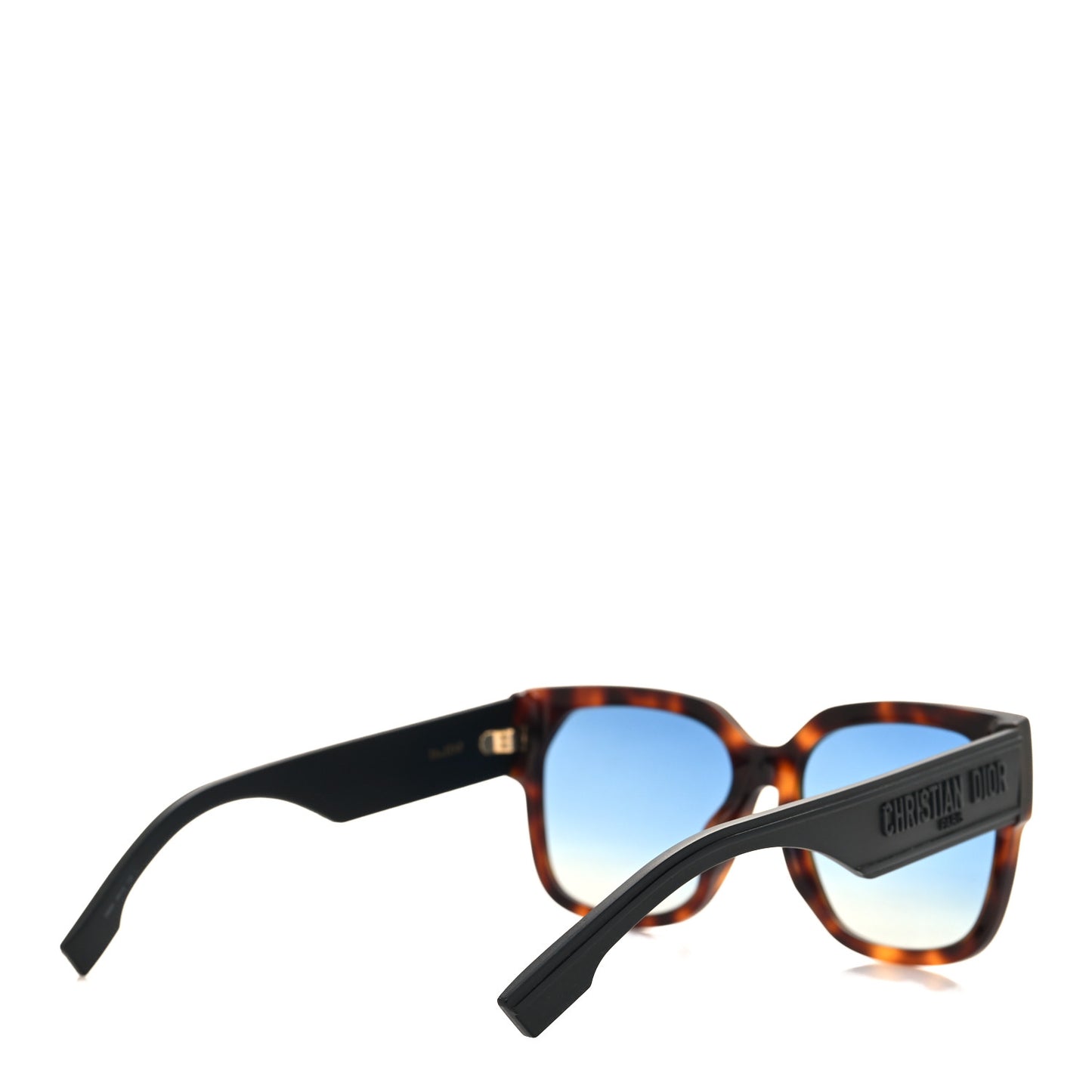 Acetate Square DiorID1 Sunglasses Tortoise