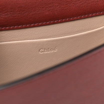 Chloe Calfskin Small Nile Bracelet Minaudiere Bag Sienna Red 6 of 11