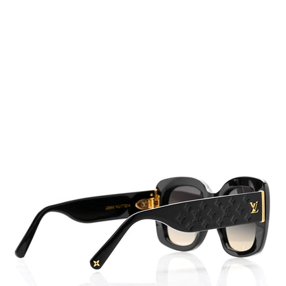 Louis Vuitton Square LV Empreinte Square Sunglasses Z1611W Black 4 of 6