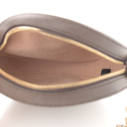 Gucci GG Supreme Monogram Web Mini Ophidia Round Shoulder Bag Brown 5 of 10