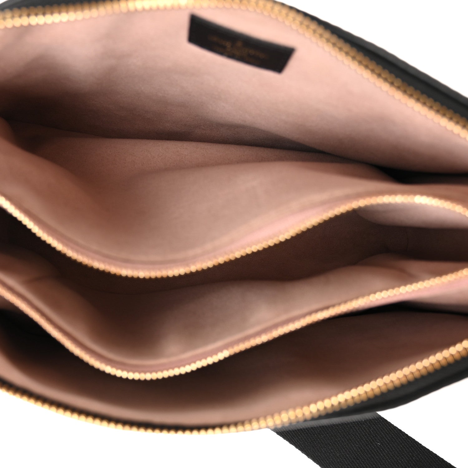 Louis Vuitton Lambskin Embossed Monogram Coussin PM Black 5 of 10