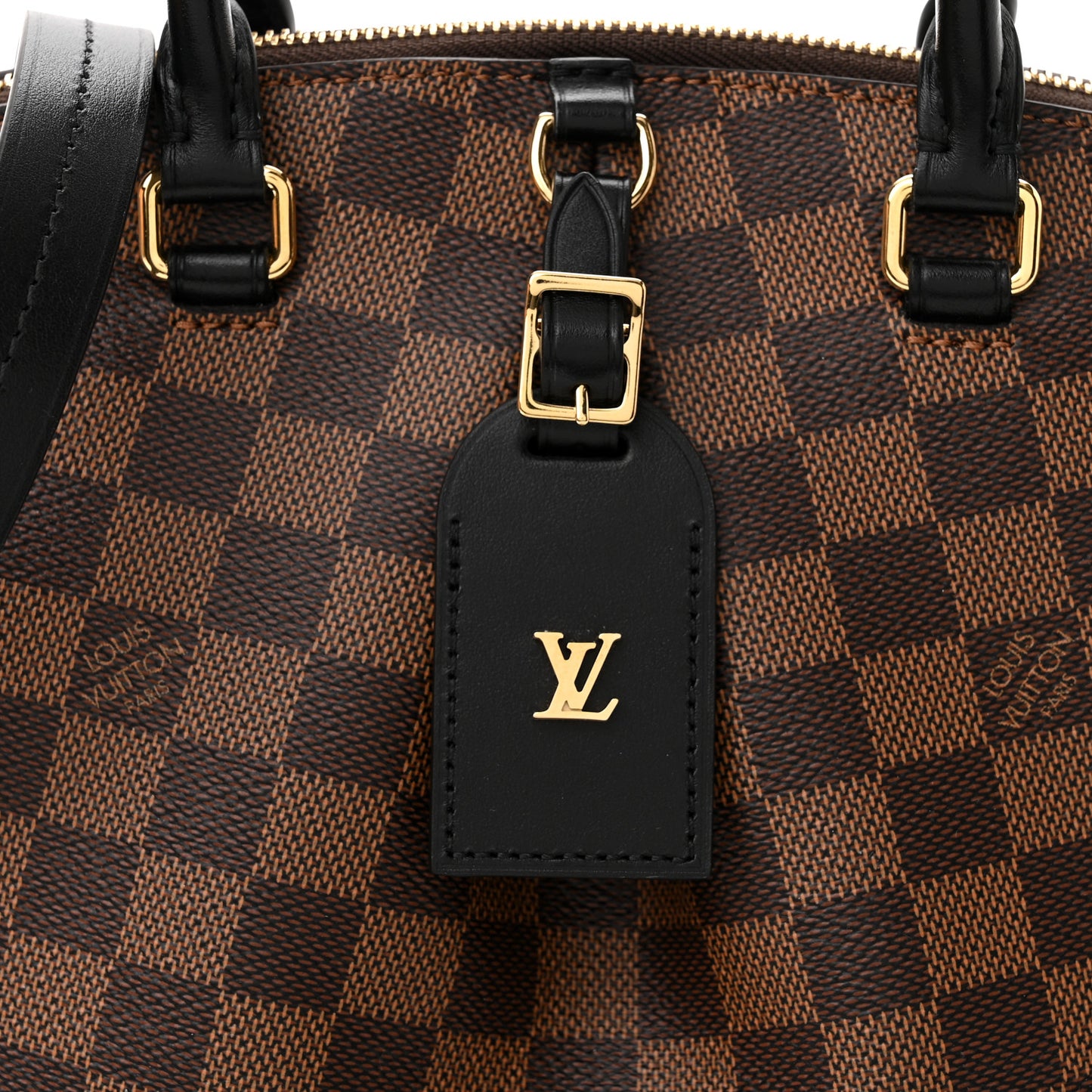 Damier Ebene Odeon Tote PM Black