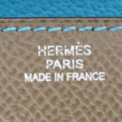 Hermes Epsom Candy Kelly Longue Wallet Bleu Aztec 8 of 11