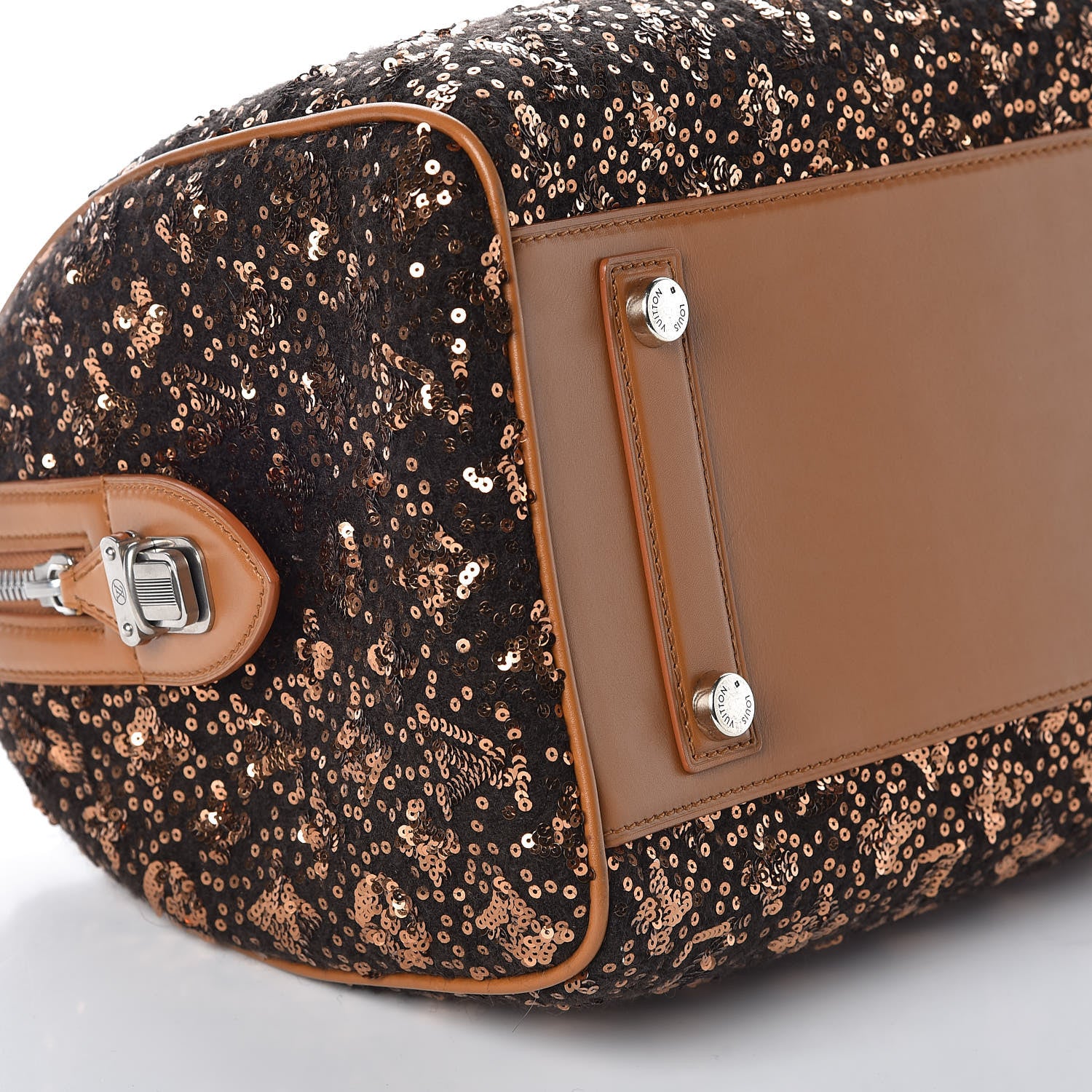 Louis Vuitton Sequin Monogram Sunshine Express Speedy Gold 5 of 9