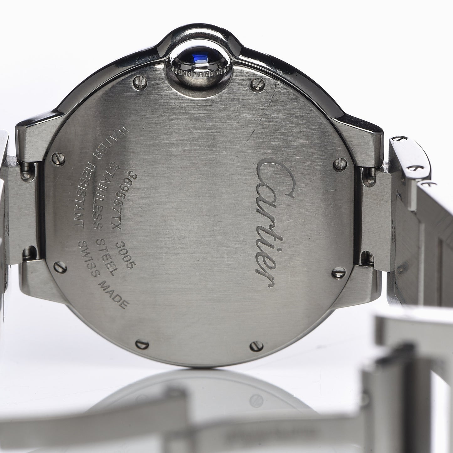 Stainless Steel 36mm Ballon Bleu De Quartz Watch