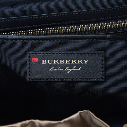 Burberry Metallic Satin Nylon Medium Rucksack Backpack Gold 6 of 9