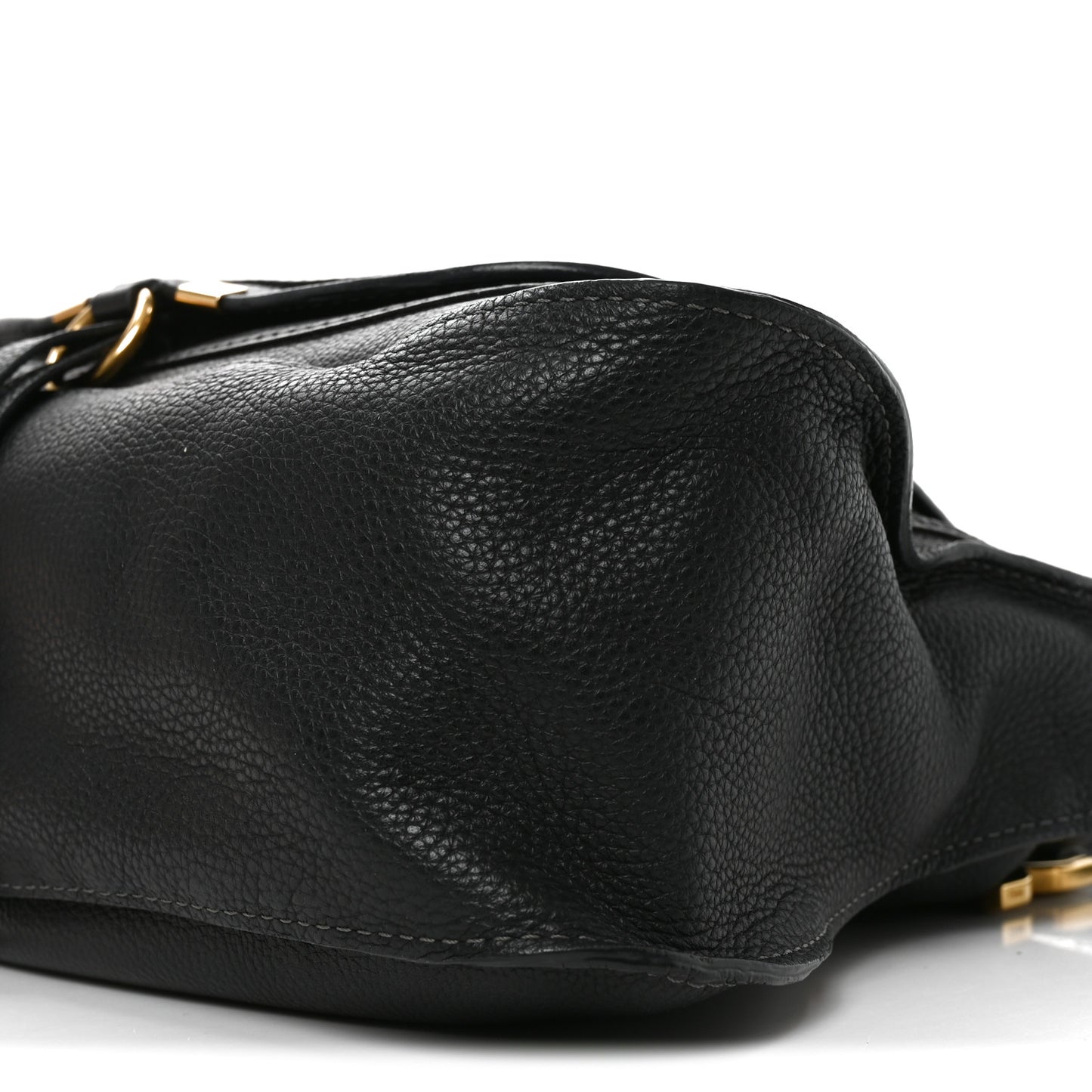 Calfskin Medium Marcie Satchel Black