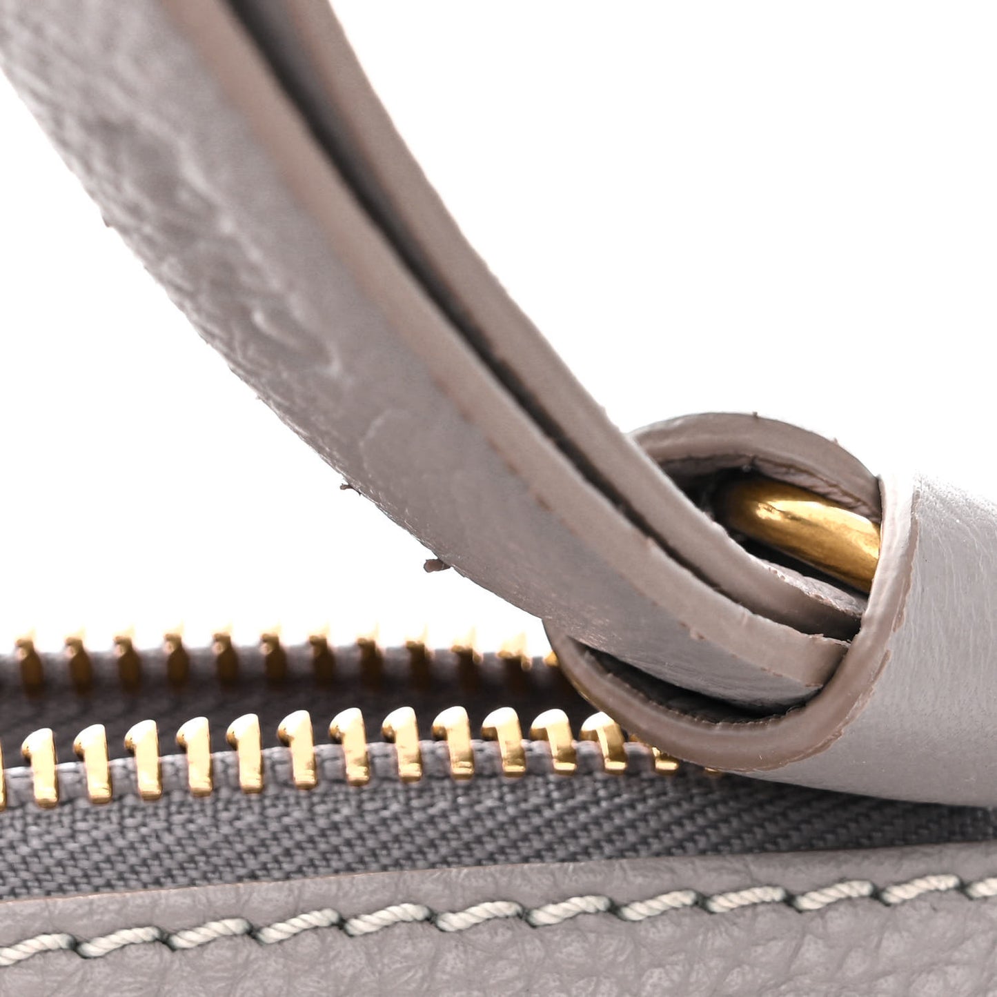 Calfskin Small Marcie Satchel Cashmere Grey