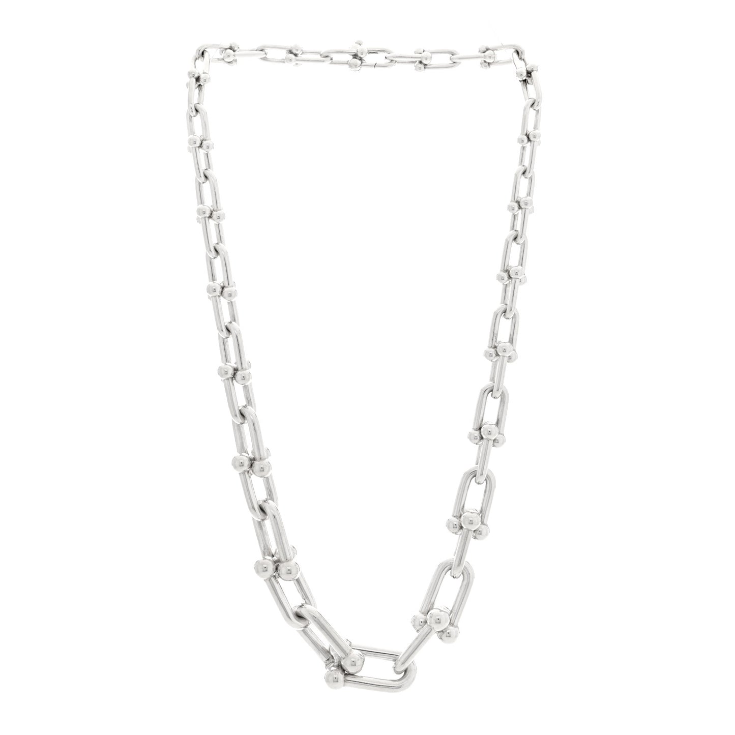Sterling Silver HardWear Graduated Link Necklace
