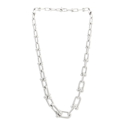 Tiffany Sterling Silver HardWear Graduated Link Necklace 3 of 4