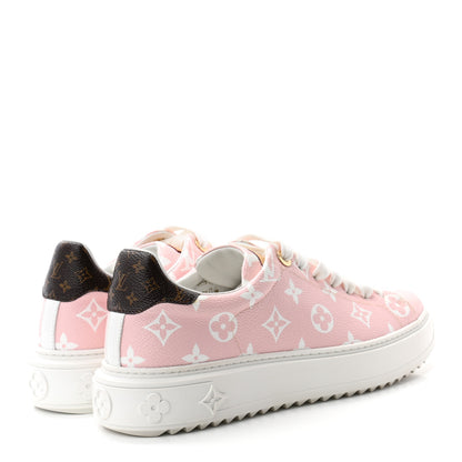 Louis Vuitton Monogram Giant Time Out Sneakers 40 Rose 4 of 9