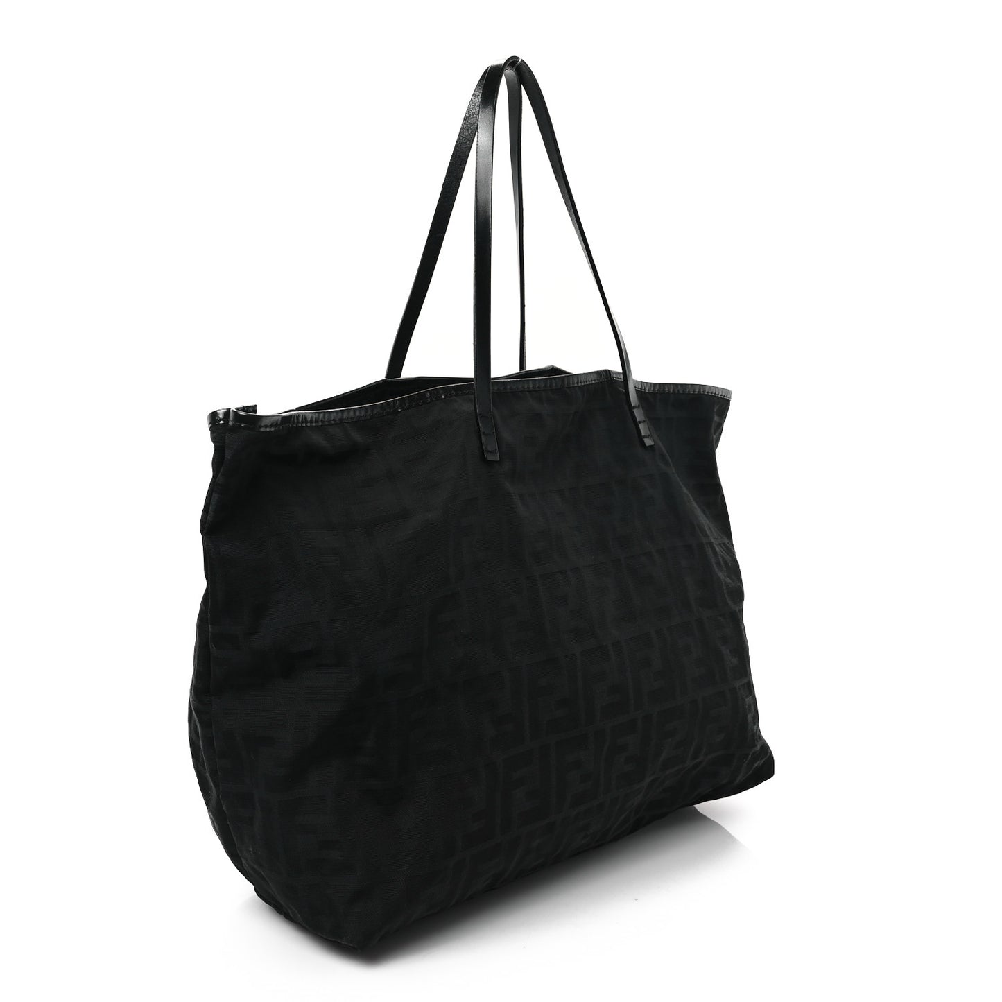 Nylon Zucca Medium Roll Tote Black