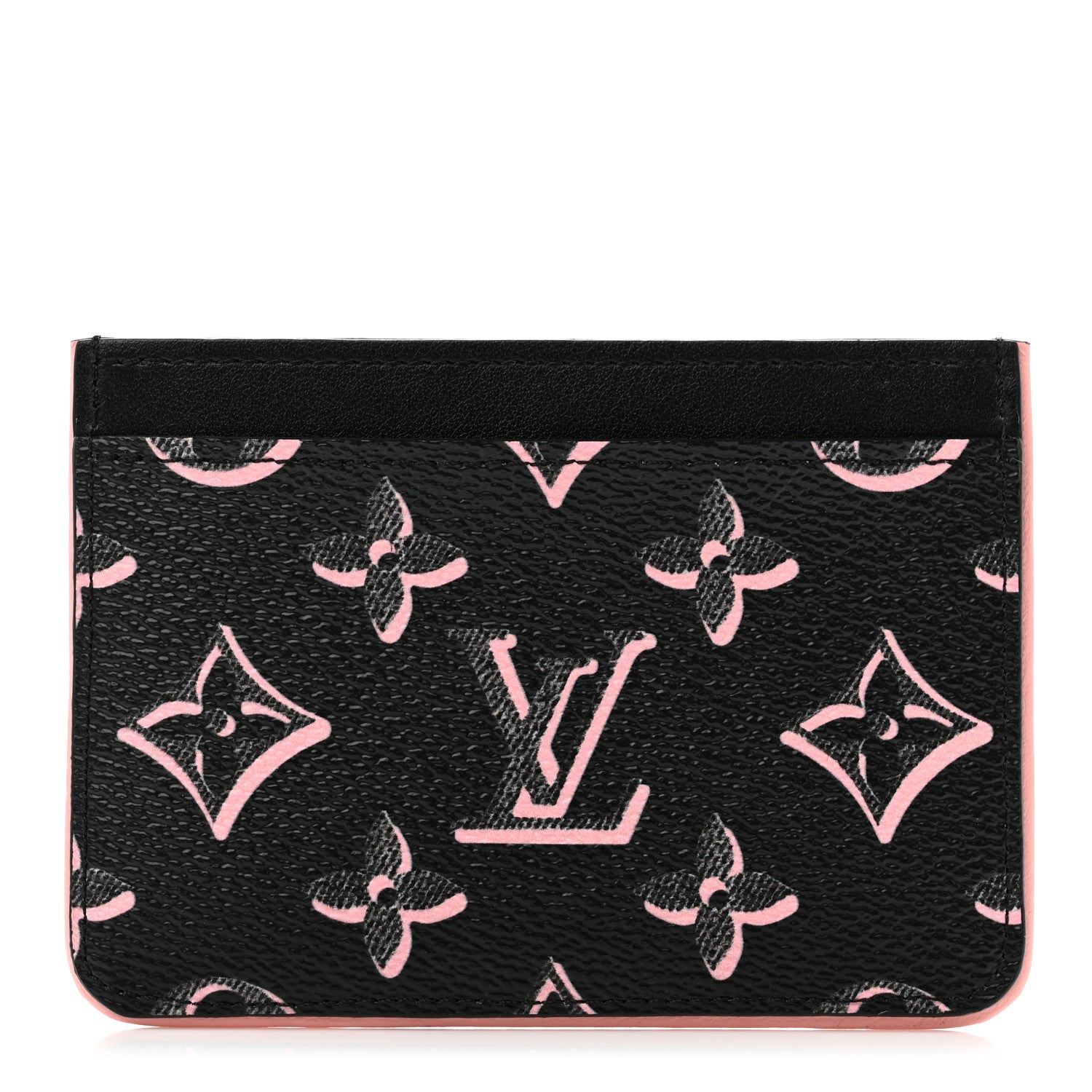 Louis Vuitton Monogram Fall for You LV Side-Up Card Holder Black 1 of 7
