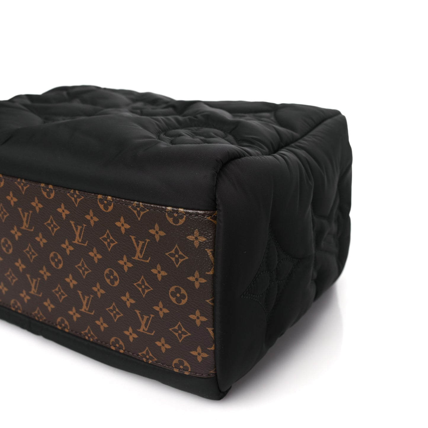 Econyl Monogram Pillow Giant Onthego MM Black