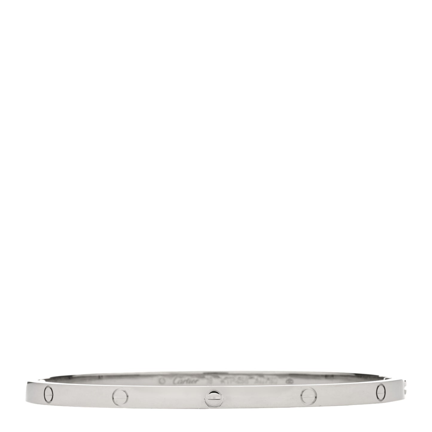 18K White Gold Small LOVE Bracelet 18